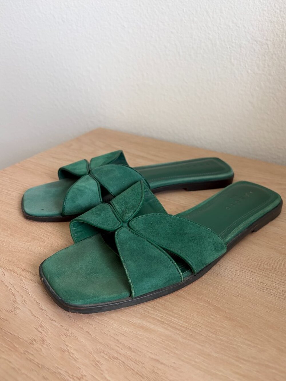 SANDRO Flat Suede Sandals - Picture 6 of 6